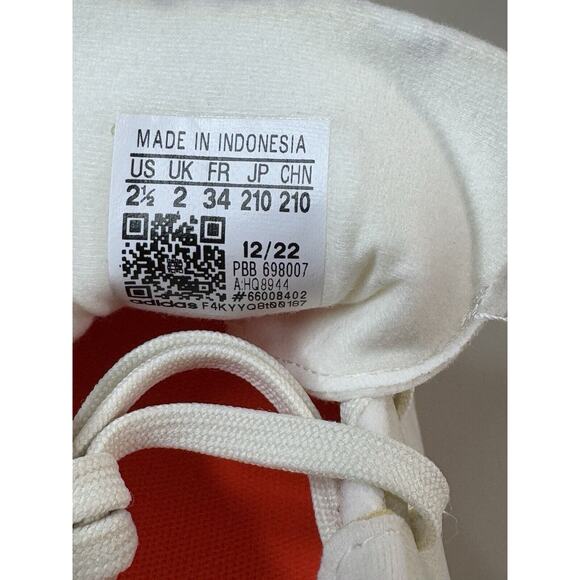 adidas Youth Copa Pure.3 FG Cleats 2.5 White Leather Soccer HQ8944 NWB - Picture 5 of 12